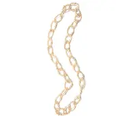 Collezione alessandro Lange Kette "Jesse" aus hochwertigen Glassteinen