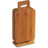 Kesper Frühstücksbrett, (Set, 6 St.), inkl. Ständer