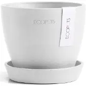 Ecopot's Blumentopf "Antwerp Mini 11 Weiß", für den Innenbereich