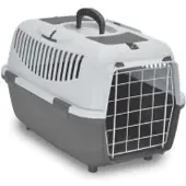 Papillon Reisebox mit Metalltür Grau