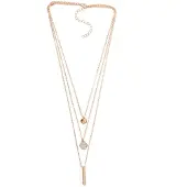Collezione alessandro Ketten-Set "Layla" mit funkelnden Glassteinen