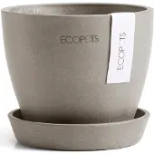 Ecopot's Blumentopf "Antwerp Mini 11 Taupe", für den Innenbereich