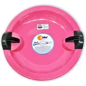 KHW Fun Ufo, Teller-Schlitten, Pink, Kunststoff, Einfarbig, Unisex, 1 Sitz(e)