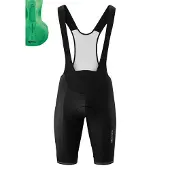 Gonso SITIVO BIB He-Radshort-bib 9018 black / bright green L