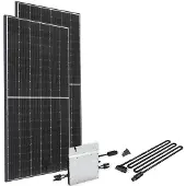 Offgridtec Solaranlage "Solar-Direct 830W HM-800", Schukosteckdose, 10 m Anschlusskabel, ohne Halterung