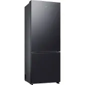 Samsung Kühl-/Gefrierkombination mit 75 cm Breite und AI Energy Mode, 538 ℓ, 538 l, SN-T, 12 kg/24h, C, Fresh Zone Fach, Schwarz