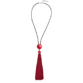 Collezione alessandro Lange Kette "Pya" mit hochwertigem schimmernden Kunststoffelement