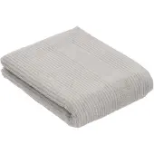 Vossen Badetuch "Tomorrow", grau (stone), B:67cm L:140cm, Webfrottier, Baumwolle, Handtücher, Badetuch