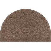 Kleen-Tex Fußmatte "DUNE Halfmoon taupe", rechteckig, 8 mm Höhe, Schmutzfangmatte, rutschhemmend, In- und Outdoor geeignet, waschbar