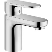 Hansgrohe Vernis Blend Einhebel-Waschtischmischer 70 mit isolierter Wasserführung und Zugstangen-Ablaufgarnitur, Chrom
