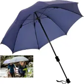 Euroschirm - Regenschirm für Wanderungen - Swing Handsfree Navy - Navy blau