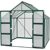Pergart Vitavia, Aktionsangebot (inkl. 100 Euro Zubehör): Gewächshaus "Domus 6700", smaragd, 6,7 m², 4 mm HKP