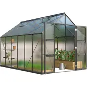 Pergart Vitavia Gewächshaus "Domus 9900" schwarz 9,9 m² 6 mm HKP