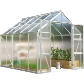 Pergart Vitavia Gewächshaus "Domus 8300" aluminium 8,3 m² 4 mm HKP
