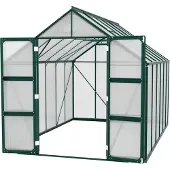 Pergart Vitavia, Aktionsangebot (inkl. 100 Euro Zubehör): Gewächshaus "Domus 9900", smaragd, 9,9 m², 6 mm HKP