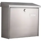 Burg wachter Briefkasten Comfort, Stahlblech verzinkt, silber