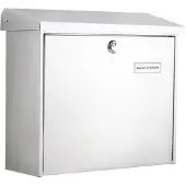 BURG-WÄCHTER Briefkasten Comfort, Stahlblech verzinkt, weiß