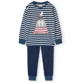 Boboli Velour Langarm-pyjama