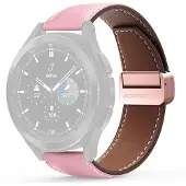 DUX YA Leder Armband 22 mm rosa