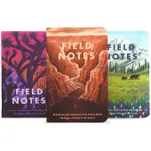 Field Notes National Parks FNC-43b Graph 3-Pack B Grand Canyon Joshua Tree Mount Rainier, Notizbuch, kariert, 3-teiliges Set