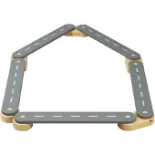 Meowbaby Schwebebalken 5 Teile, Grau