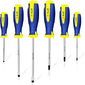 S&R Schraubendreher 250681106, Set, Schlitz, Kreuzschlitz, 6-teilig