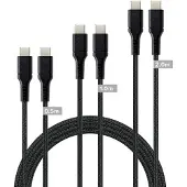 Ginza.se - USB-C auf USB-C Kabelset, schwarz