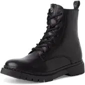 Tamaris Winterboots, Blockabsatz, Schnürboots, Winterstiefelette, T-Logo an der Zunge