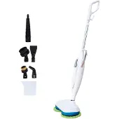 Livington Steam Twister Dampfreiniger – Rotierender Reinigungskopf – 3-stufige Dampfregulierung – inklusive Zubehör