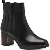 Tamaris Damenschuhe Stiefeletten Reißverschluss Schwarz Freizeit