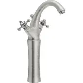 Sapho ANTEA Waschtischarmatur, hoch, mit Ablaufgarnitur, Höhe 300mm, Nickel