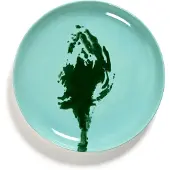 Serax Essteller Feast Tableware by Ottolenghi Azure Artichoke Green M 22,5 cm