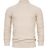 INDICODE JEANS Indicode Strickpullover Herren Grobstrick beige, XL 770053-0004-09970
