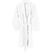 De Witte Lietaer Bademantel Herren Gentle White-L