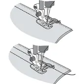 Husqvarna Transparenter Nahtzugabenfuss