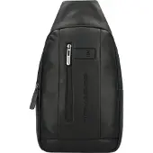 Piquadro Urban Convertible Mono Sling Bag Black