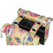 Basil Bloom Field Doppelte Fahrradreisetasche Yellow 28 - 35 L