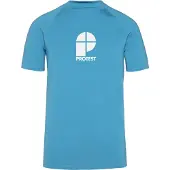 Protest Schwimmshirt Men Cater Rashguard Short Sleeve Electric Blue-XXL