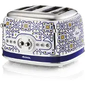 Ariete 0156/0C, 4 Scheibe(n), Weiß, Hellblau, Tasten, Drehregler, CE, 1630 W, 220-240 V