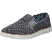 Rieker Slipper Espadrilles, Sommerschuh mit kontrastfarbenen Ziernähten