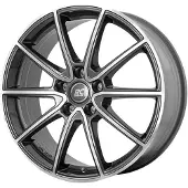 RC Design 19 Zoll Alufelge RC32 19"x8" 5x112 PCD ET50 57,1mm Felge Grau Frontpoliert