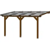 Skanholz Terrassendach "Andria", Leimholz