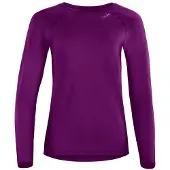 Winshape Langarmshirt "AET118LS", Damen, Gr. L, lila (schwarz plum), 85% Polyester, 15% Elasthan, Rundhals, Shirts Langarmshirt, Functional Light and Soft Long Sleeve Top