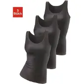 Petite fleur Achselhemd 3er-Pack, aus reiner Baumwolle, Tanktop, Unterziehshirt