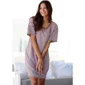 Arizona Sleepshirt mit Rundhalsausschnitt