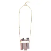 Collezione alessandro Kette mit Anhänger "Aminata" geometrische Formen
