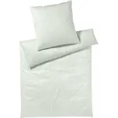 Elegante Mako-Jersey-Bettwäsche-Garnitur Plaisir Farbe Hellgrün Größe 135x200+80x80
