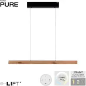 Paul Neuhaus Paul Pure E-Motion 2570 LED-Pendelleuchte-Oak/Black Pearl