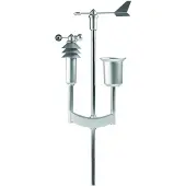 Homematic HM-WDS100-C6-O-2, Feuchtigkeit, Licht, Temperatur, Kabellos, 868.3 MHz, 1 - 99%, 0 - 255 Lux, Silber