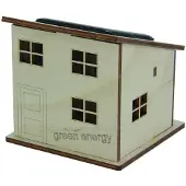 SOL EXPERT Solar-Holz-Steckbausatz - Solarhaus "green energy"